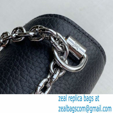 Louis Vuitton Twist MM Bag Ruthenium Hardware Iridescent Black 2021 - Click Image to Close