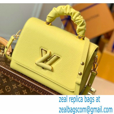 Louis Vuitton Twist MM Bag Scrunchie Handle Ginger Yellow 2021 - Click Image to Close