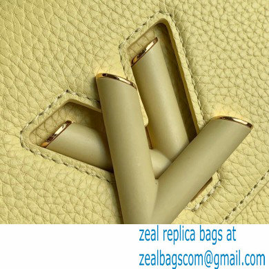 Louis Vuitton Twist MM Bag Scrunchie Handle Ginger Yellow 2021