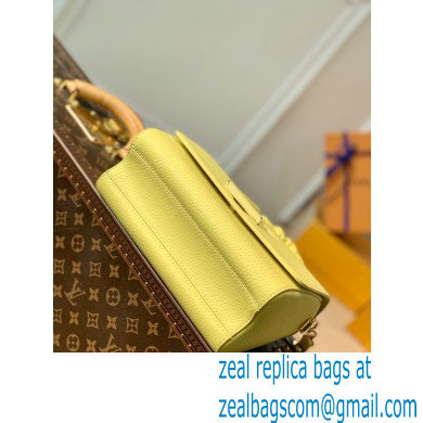 Louis Vuitton Twist MM Bag Scrunchie Handle Ginger Yellow 2021