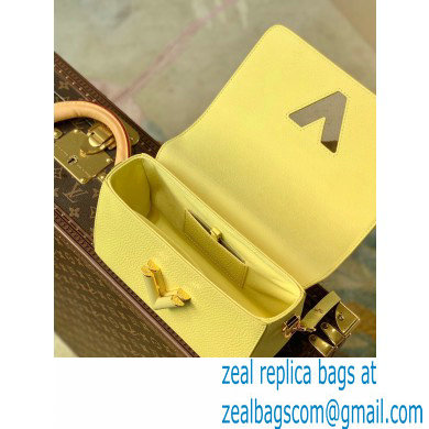 Louis Vuitton Twist MM Bag Scrunchie Handle Ginger Yellow 2021