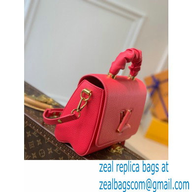 Louis Vuitton Twist MM Bag Scrunchie Handle Pondichery Pink 2021