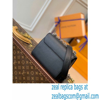 Louis Vuitton Twist Mini Bag Ruthenium Hardware M58597 Iridescent Black 2021
