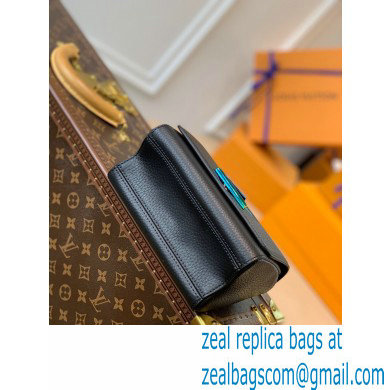 Louis Vuitton Twist Mini Bag Ruthenium Hardware M58597 Iridescent Black 2021