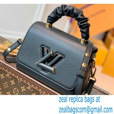 Louis Vuitton Twist PM Bag Scrunchie Handle Black 2021 - Click Image to Close