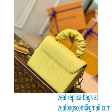 Louis Vuitton Twist PM Bag Scrunchie Handle M58571 Ginger Yellow 2021