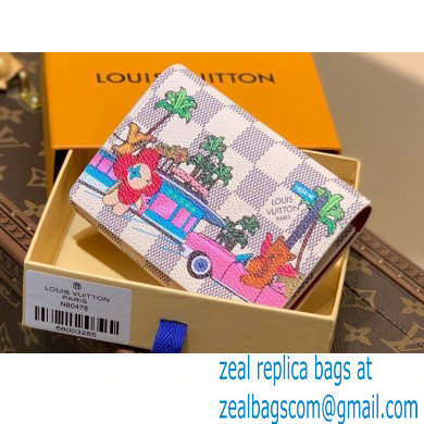 Louis Vuitton Victorine Wallet Print Damier Azur Canvas N60478 2021 - Click Image to Close