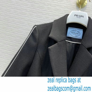 PRADA black cashmere coat 2021 - Click Image to Close