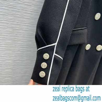 PRADA black cashmere coat 2021 - Click Image to Close