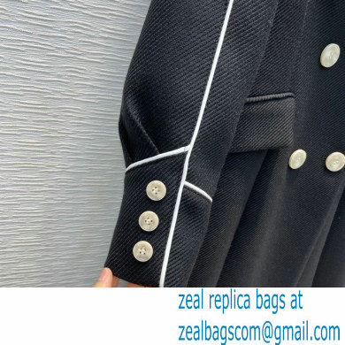 PRADA black cashmere coat 2021