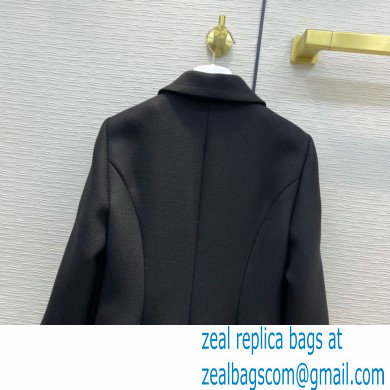 PRADA black cashmere coat 2021