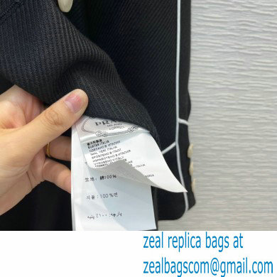 PRADA black cashmere coat 2021