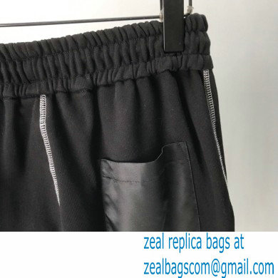 Prada Pants Black with nylon details 2021