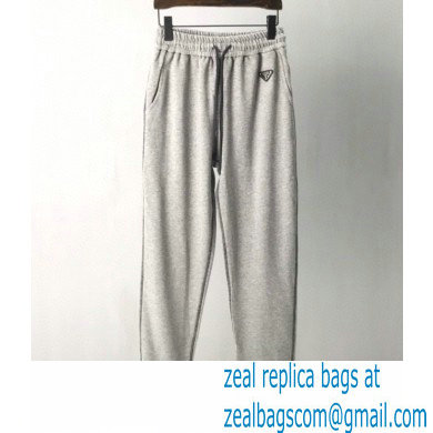 Prada Pants Gray with nylon details 2021