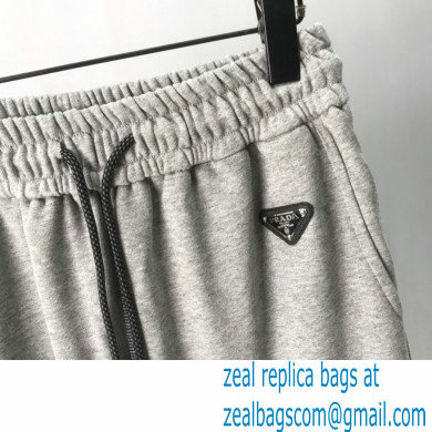 Prada Pants Gray with nylon details 2021