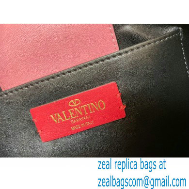 Valentino Supervee Calfskin Handbag Pink 2021