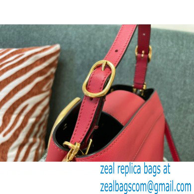 Valentino Supervee Calfskin Handbag Red 2021