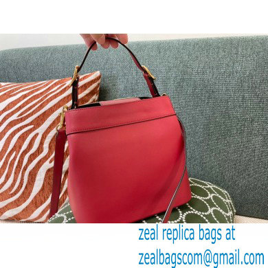 Valentino Supervee Calfskin Handbag Red 2021