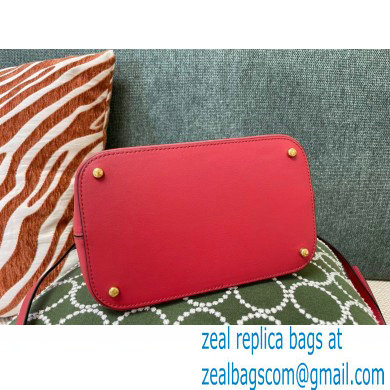 Valentino Supervee Calfskin Handbag Red 2021