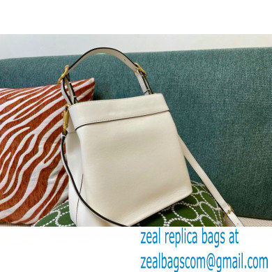 Valentino Supervee Calfskin Handbag White 2021