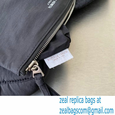 bottega veneta Padded intreccio nylon cassette cross-body bag black - Click Image to Close