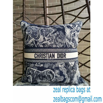 dior BLACK Toile de Jouy Embroidery pillow