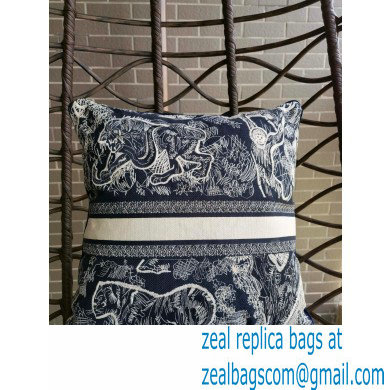 dior BLACK Toile de Jouy Embroidery pillow