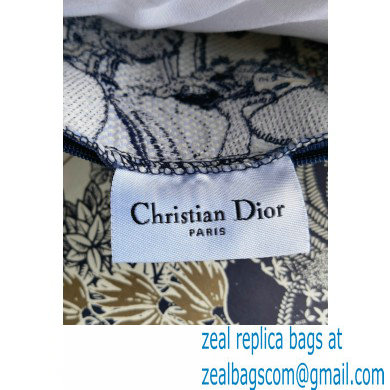 dior BLUE AROUND THE WORLD Embroidery pillow