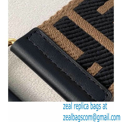 fendi logo Embroidery strap apricot 2021