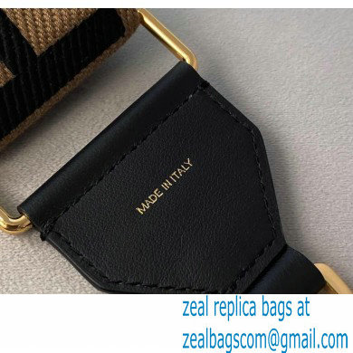 fendi logo Embroidery strap apricot 2021