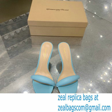 gianvito rossi 7cm bijoux leather sandals blue 2021 - Click Image to Close