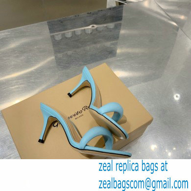 gianvito rossi 7cm bijoux leather sandals blue 2021