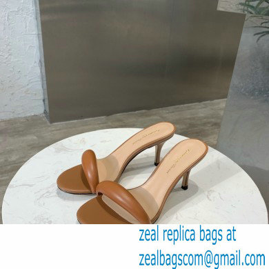 gianvito rossi 7cm bijoux leather sandals brown 2021 - Click Image to Close