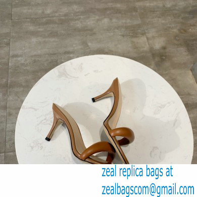 gianvito rossi 7cm bijoux leather sandals brown 2021