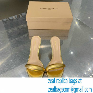 gianvito rossi 7cm bijoux leather sandals gold 2021 - Click Image to Close