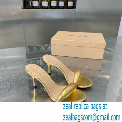 gianvito rossi 7cm bijoux leather sandals gold 2021 - Click Image to Close