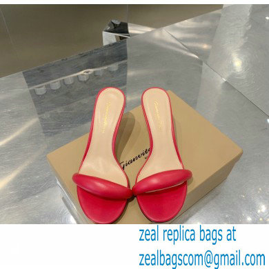 gianvito rossi 7cm bijoux leather sandals red 2021 - Click Image to Close