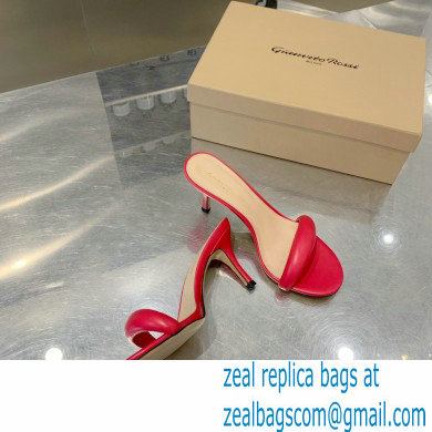 gianvito rossi 7cm bijoux leather sandals red 2021 - Click Image to Close