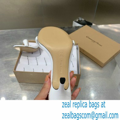 gianvito rossi 7cm bijoux leather sandals white 2021 - Click Image to Close