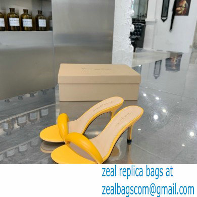 gianvito rossi 7cm bijoux leather sandals yellow 2021