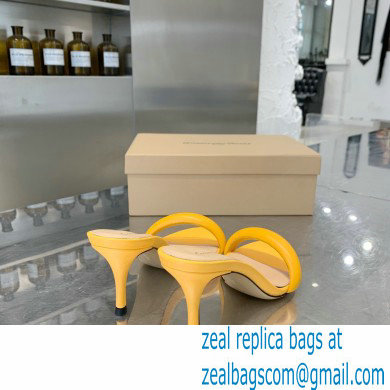 gianvito rossi 7cm bijoux leather sandals yellow 2021