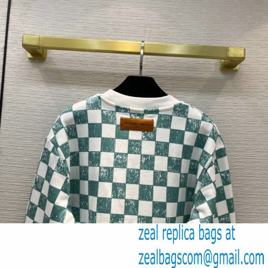 louis vuitton DAMIER PRINTED CREWNECK 1A99VH 2021