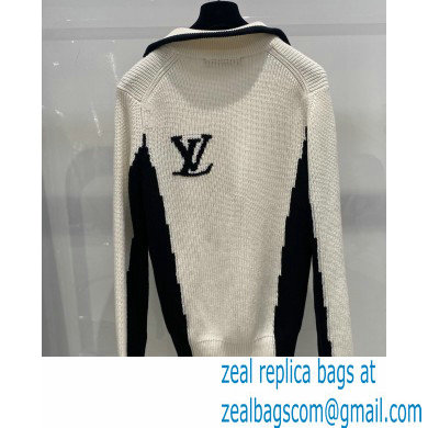 louis vuitton Two-Tone High Neck with Half-Zip 1A8WS0