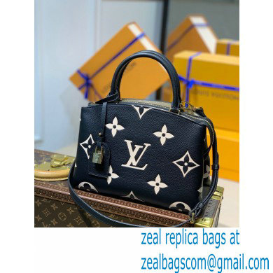 louis vuitton bicolor Monogram Empreinte leather petit Palais M58913 2021