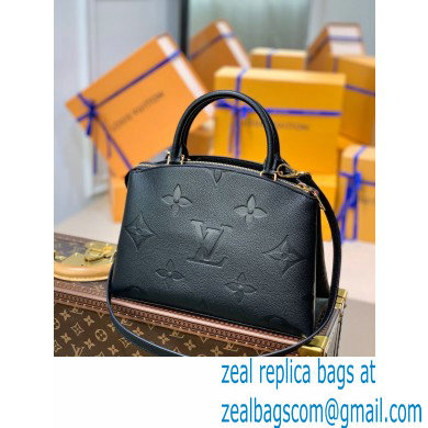 louis vuitton black Monogram Empreinte leather Petit Palais m58916 2021