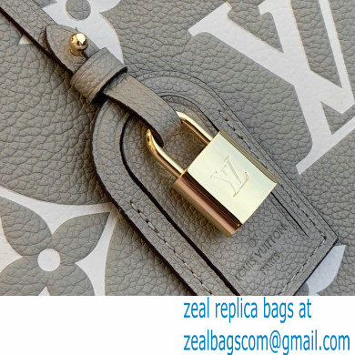 louis vuitton dove/cream Monogram Empreinte leather petit Palais M58914 2021