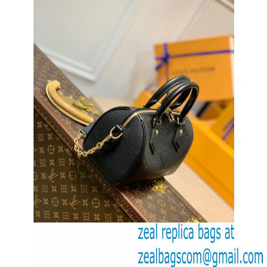 louis vuitton grained Monogram Empreinte leather Speedy Bandouliere 20 m58953 black