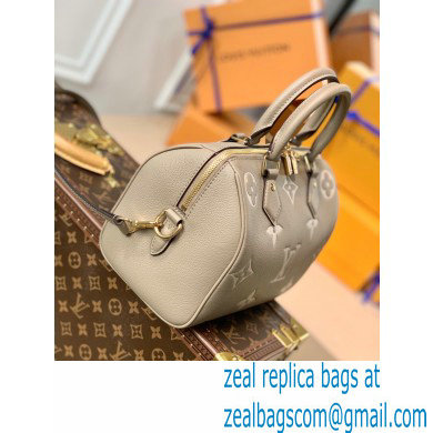 louis vuitton gray Monogram Empreinte leather Speedy Bandouliere 25 m58947 - Click Image to Close