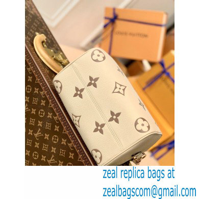 louis vuitton white Monogram Empreinte leather Speedy Bandouliere 25 m58947 - Click Image to Close