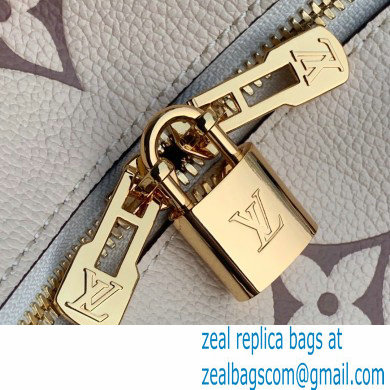 louis vuitton white Monogram Empreinte leather Speedy Bandouliere 25 m58947